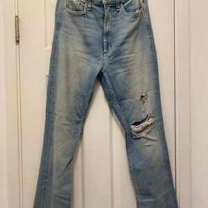 Light Blue Distressed Jeans